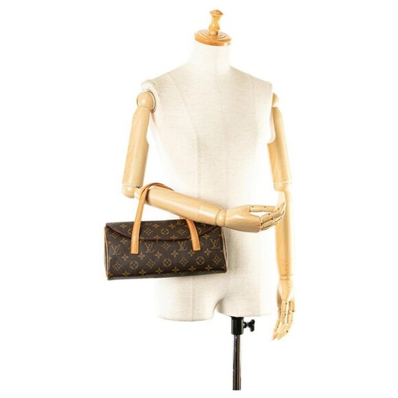 Authentic Louis Vuitton Monogram Sonatine Satchel Hand Bag - Picture 7 of 16